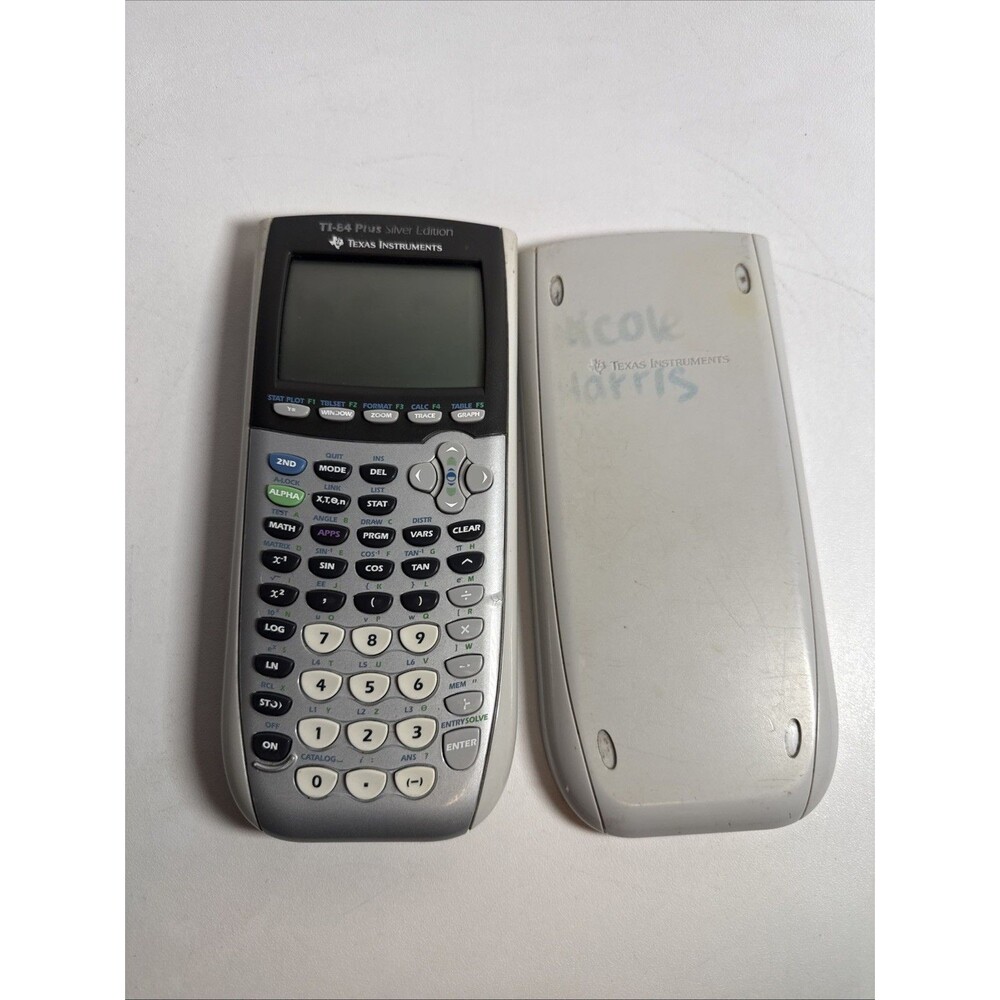 Texas Instruments TI-84 Plus Silver Edition Graphing Calculator Grey